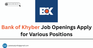 Bank of Khyber Job Openings Apply for Various Positions