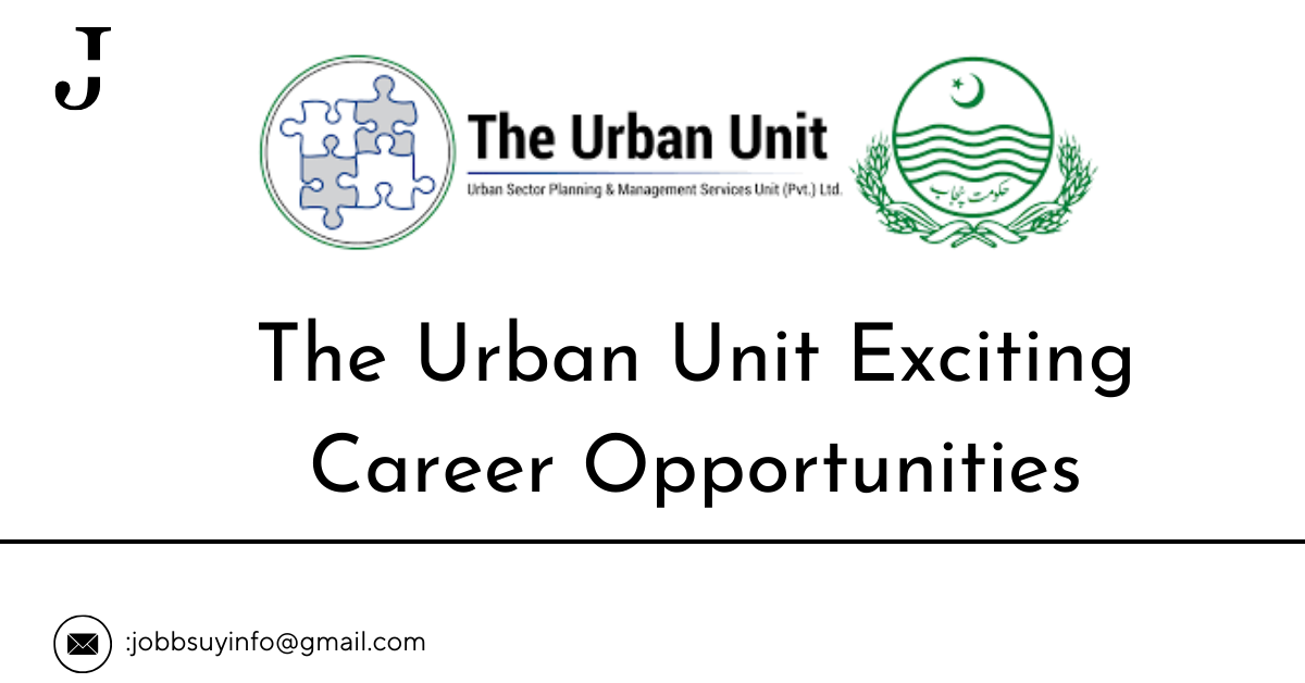 The Urban Unit Exciting Career Opportunities