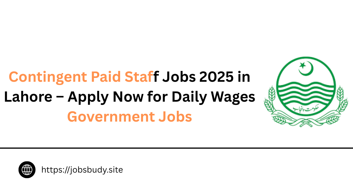 Contingent Paid Staff Jobs 2025