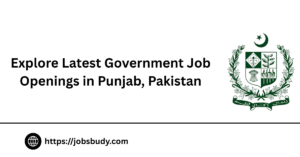 Explore Latest Government Job Openings in Punjab, Pakistan